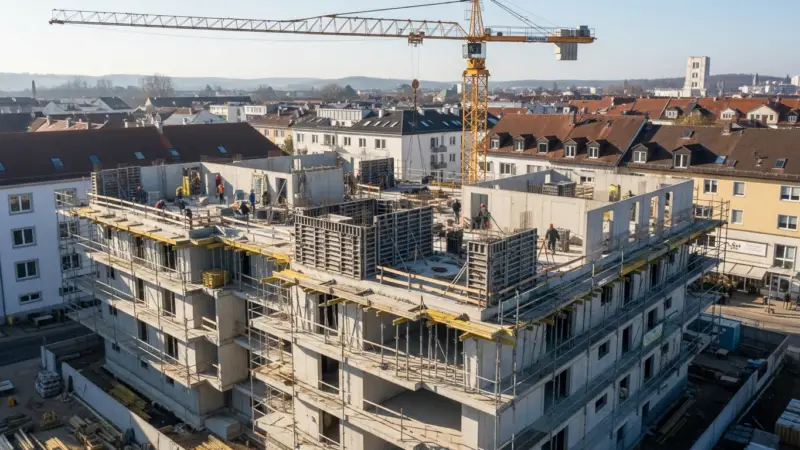 Mehrfamilienhaus Rohbau